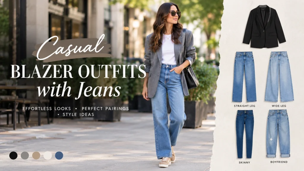 Casual Blazer Outfits with Jeans: Easy Denim Pairings That Work