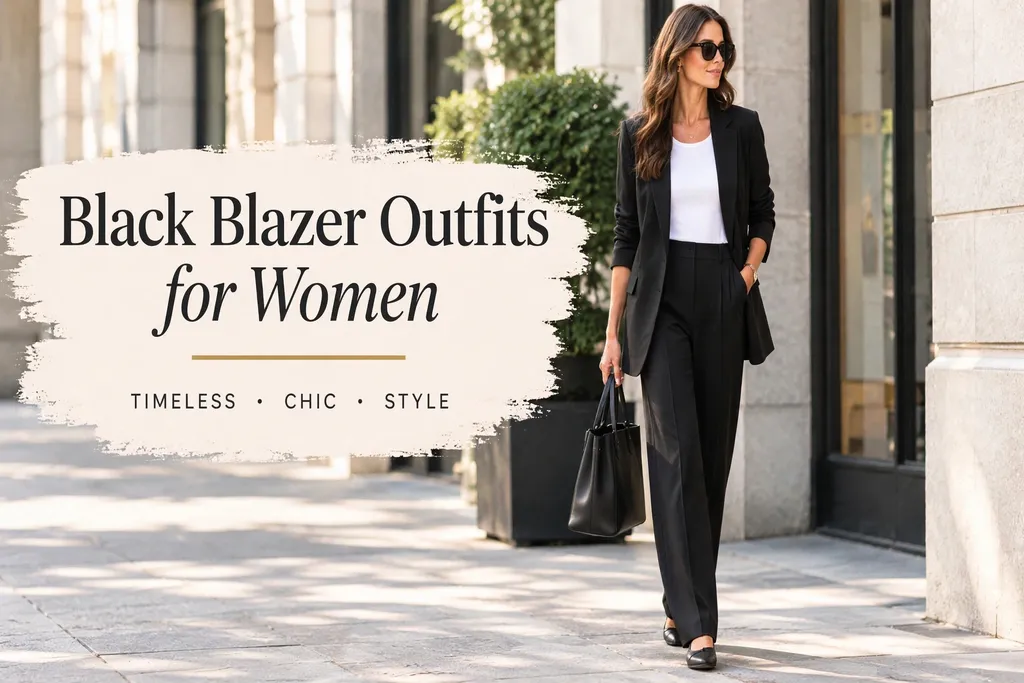 Black Blazer Outfits for Women featured image