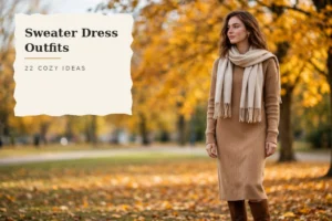 Sweater dress outfits for every boot type and occasion